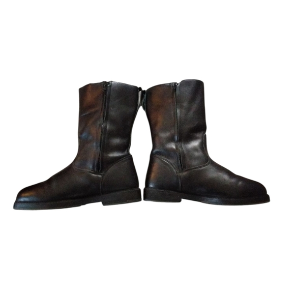 CRUISERWORKS Men's Black Leather Motorcycle Boots Waterproof Boots Size 9.5 - Picture 4 of 12